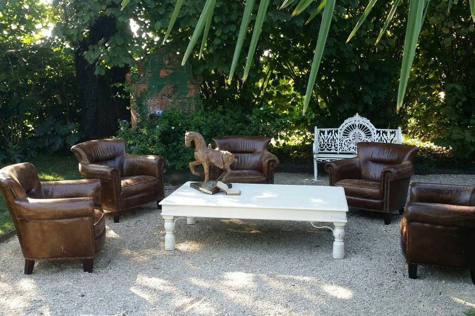 Furniture in the garden