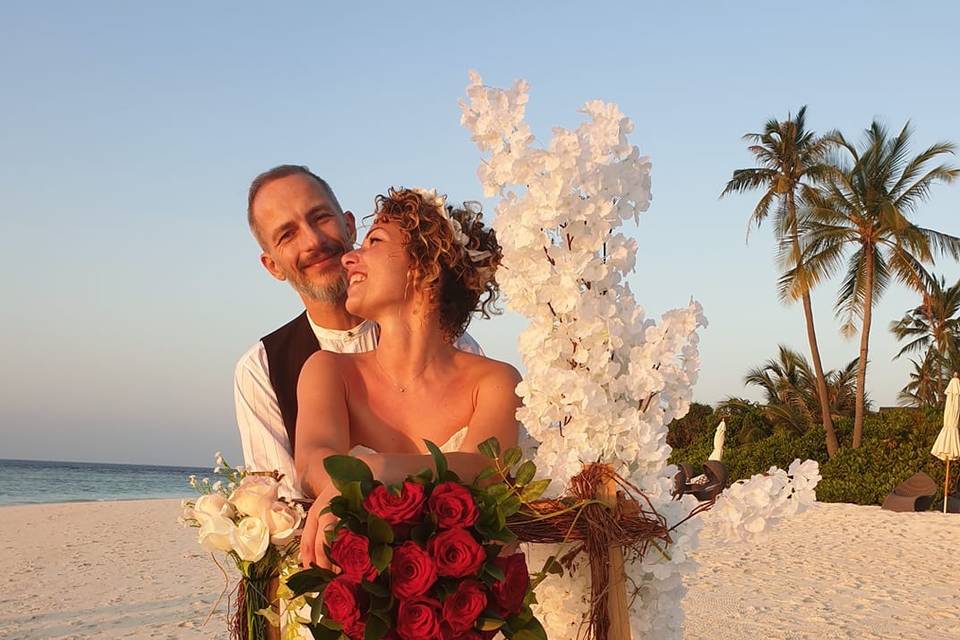 Sposa in spiaggia