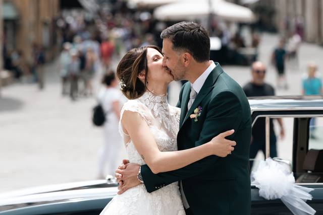 U bacio nel cuore di Perugia