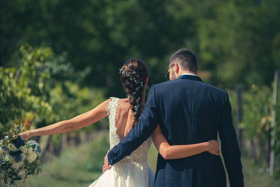 Bride's smile