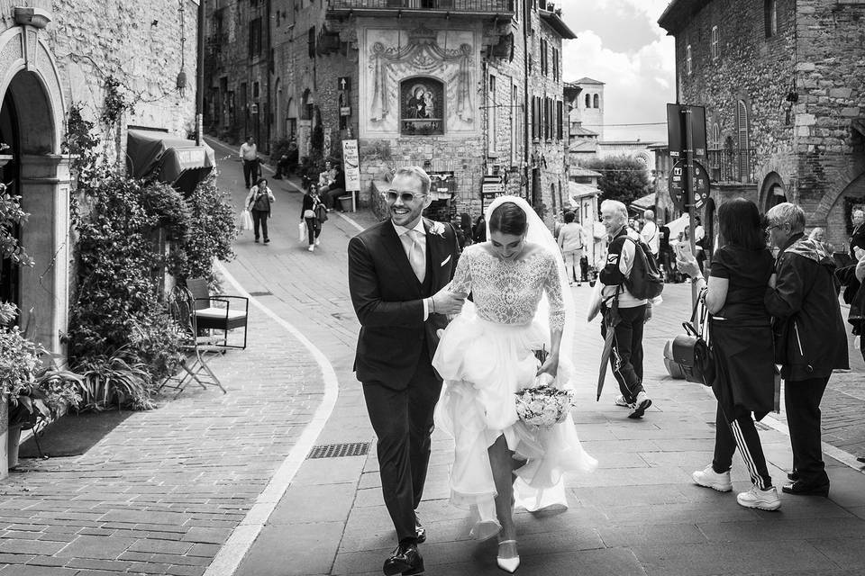 Walking in Assisi