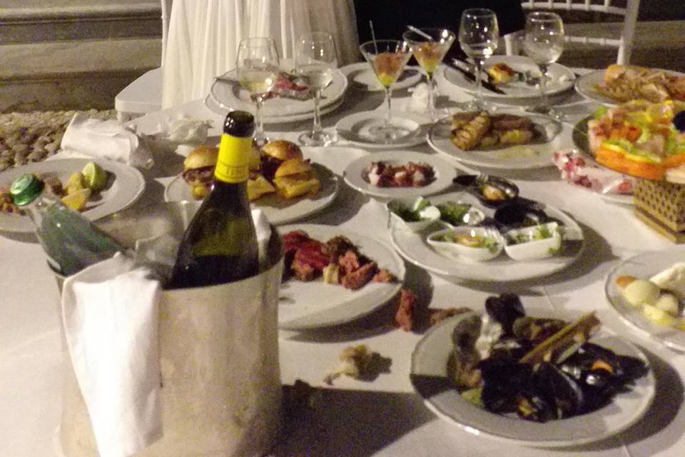 Tavolo d'onore sposi
