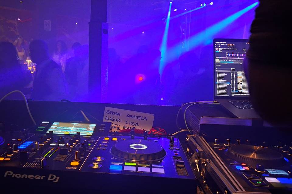 On stage