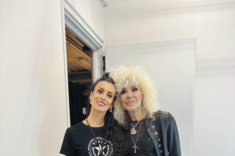Make-up per Donatella Rettore