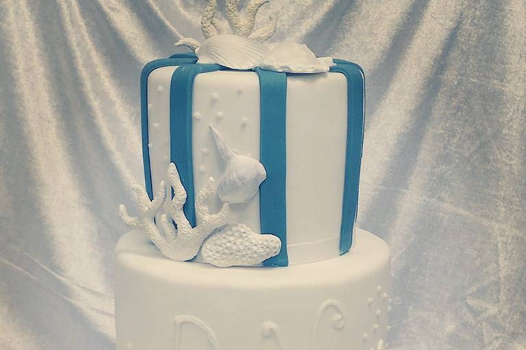 Sea Wedding Cake