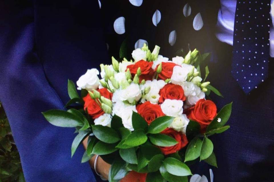 Bouquet rose e lisianthus