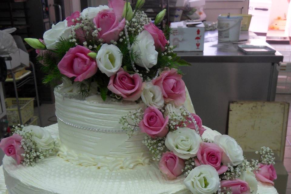 Wedding cake fiori