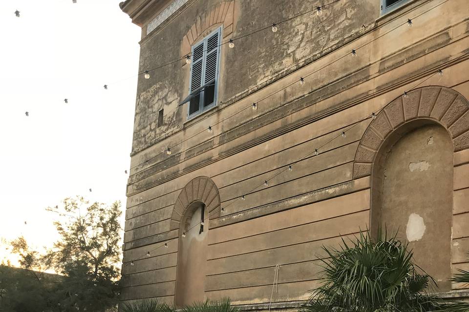 Cena nel giardino