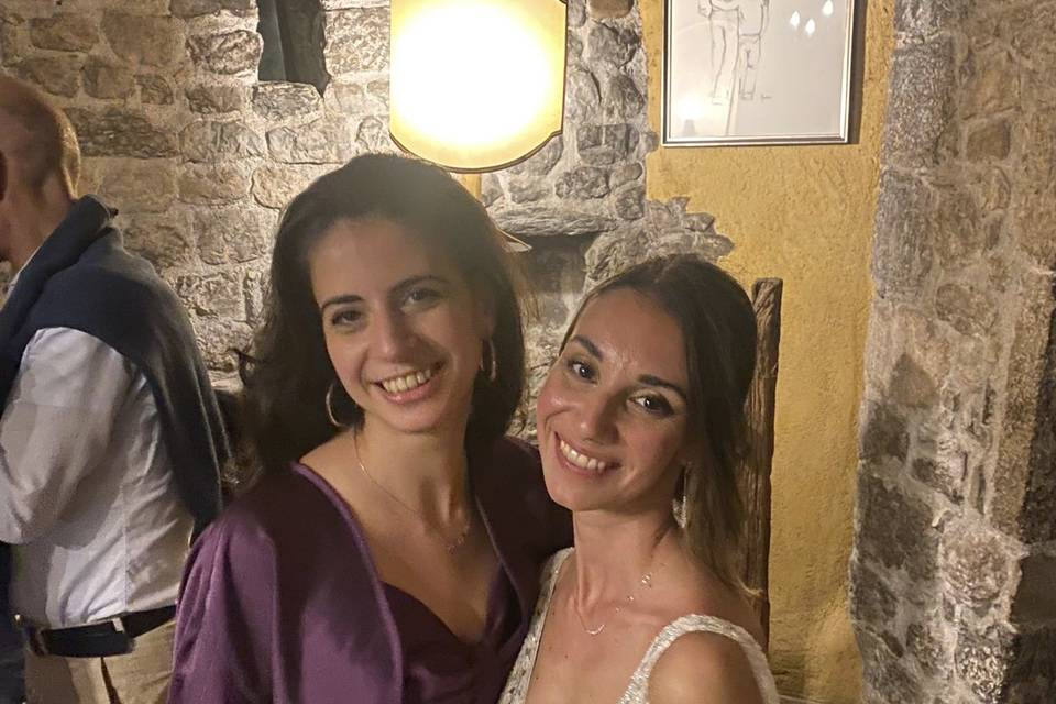 Con la sposa Chiara