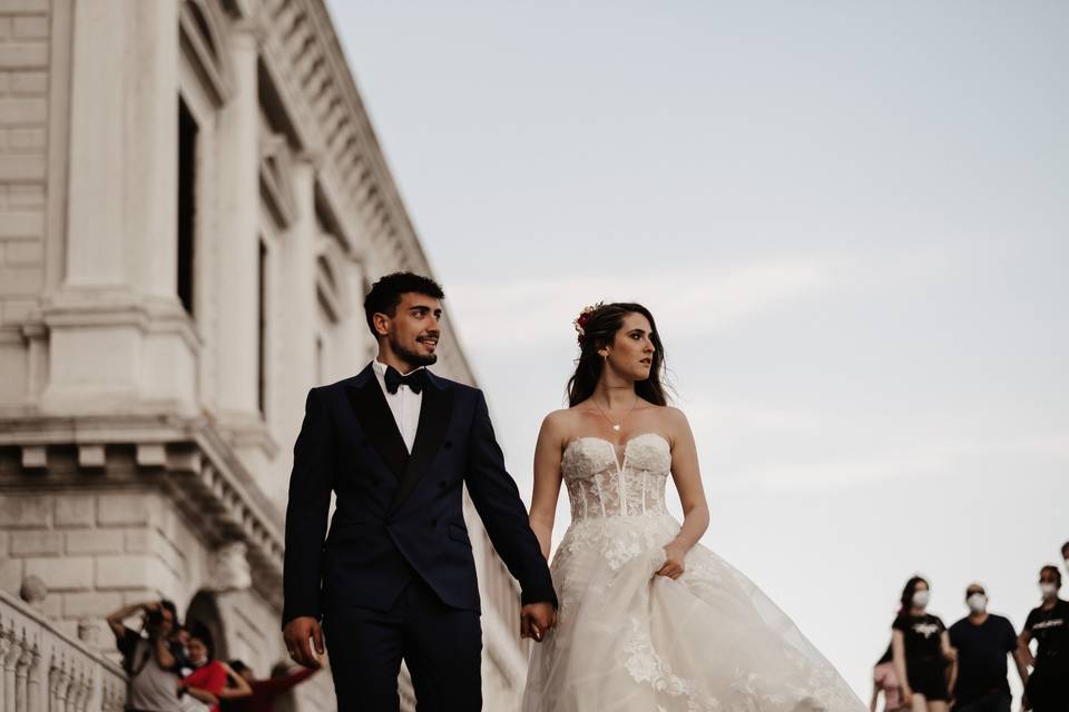 Wedding day in venice