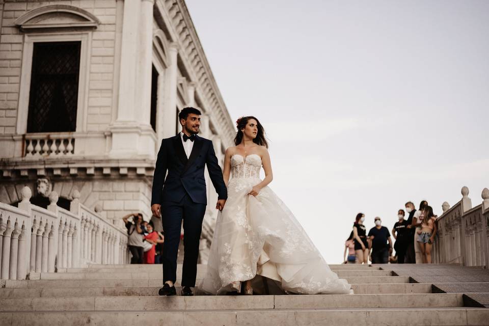 Wedding day in venice