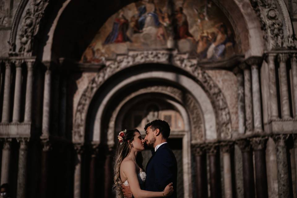 Wedding day in venice