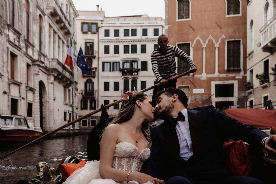 Wedding day in venice