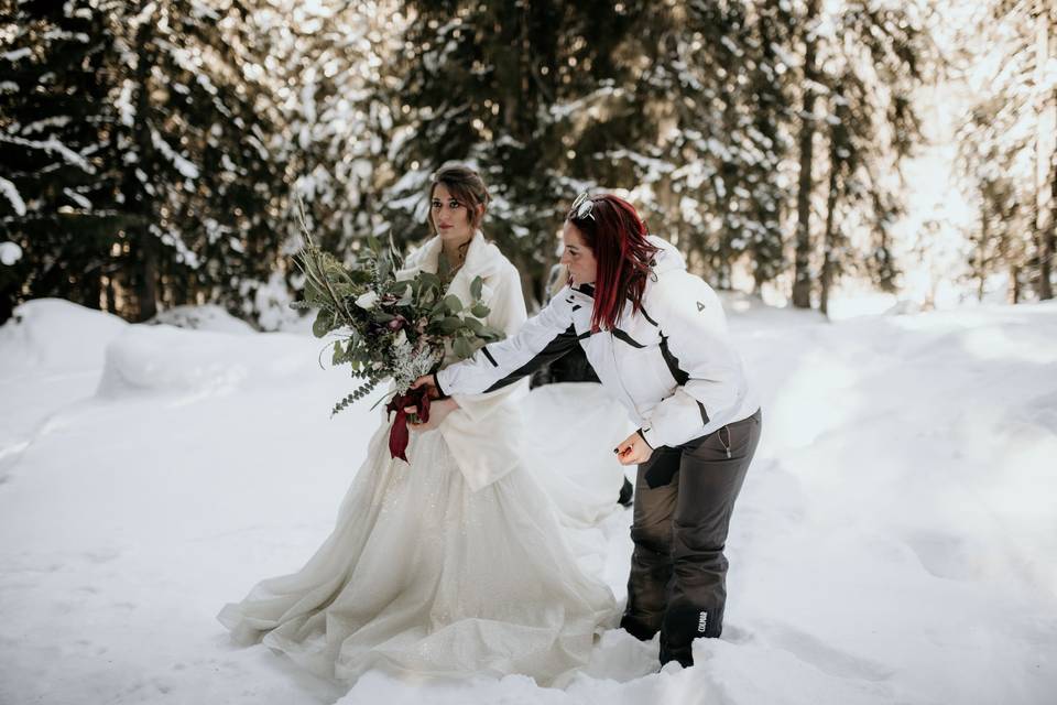 Wedding day courmayeur