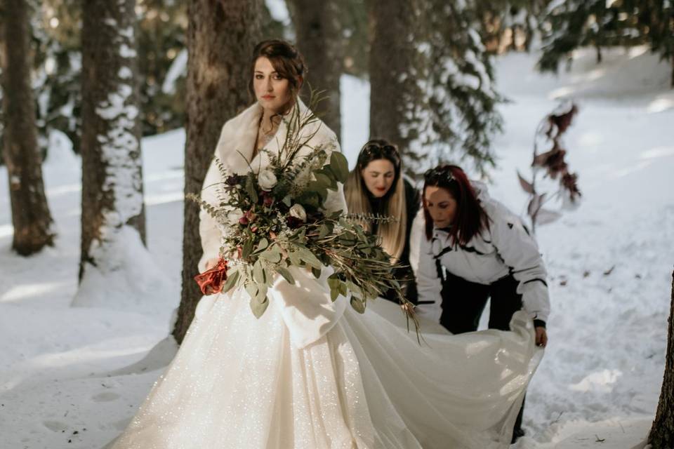 Wedding day courmayeur