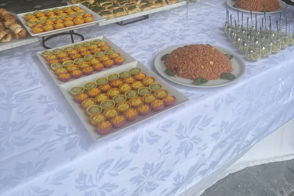 Buffet a domicilio wedding