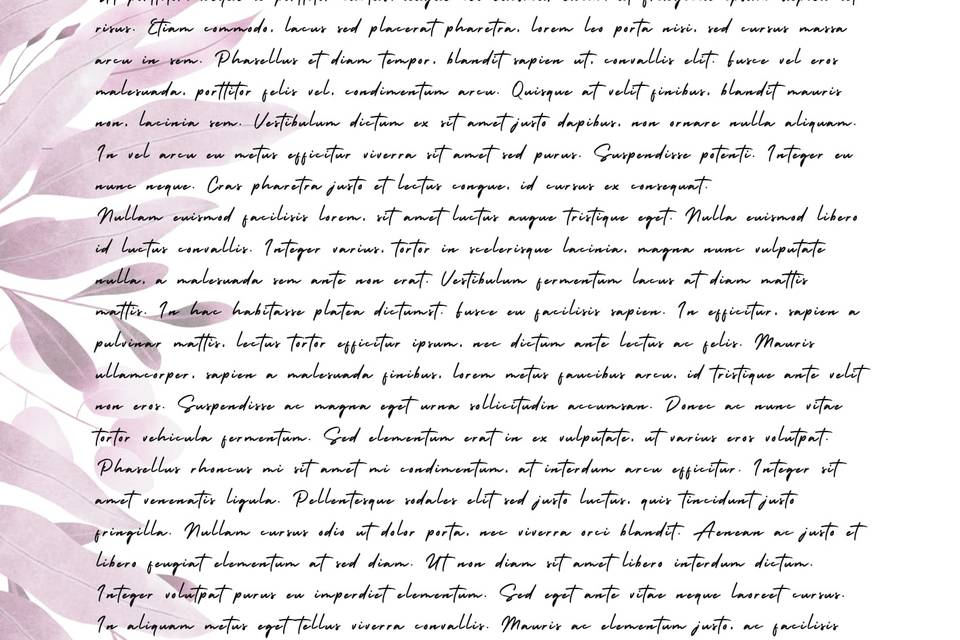 Layout esempio 1