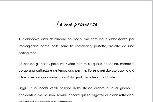 Le promesse di S.
