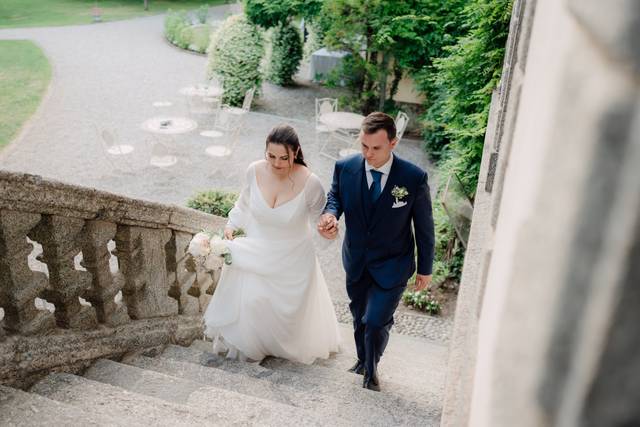 Ingresso sposi in villa