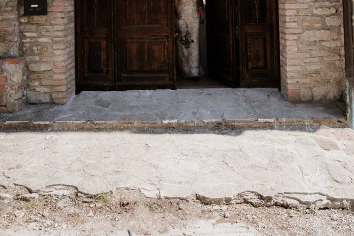 Il portone d'ingresso
