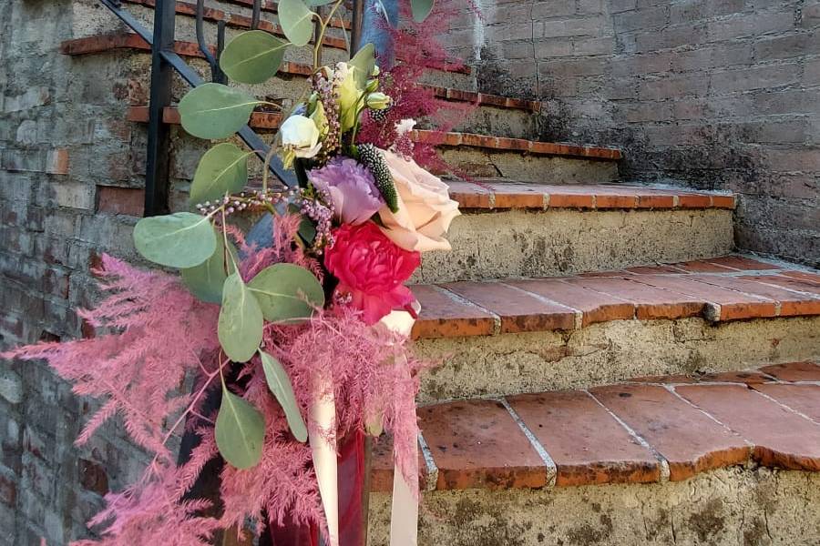 La scala per la terrazza