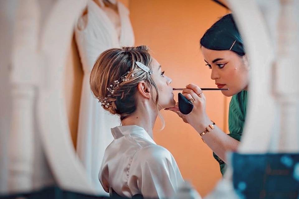 Preparazione sposa