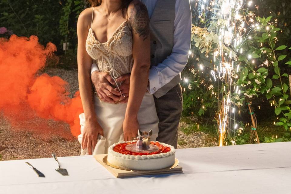 Taglio della torta