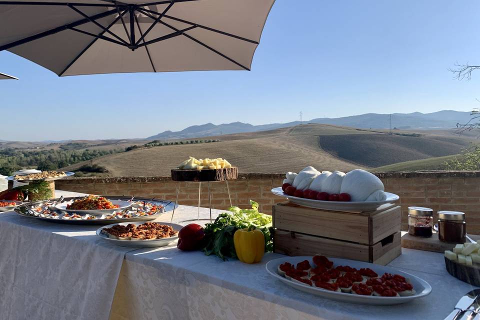 Buffet terrazza