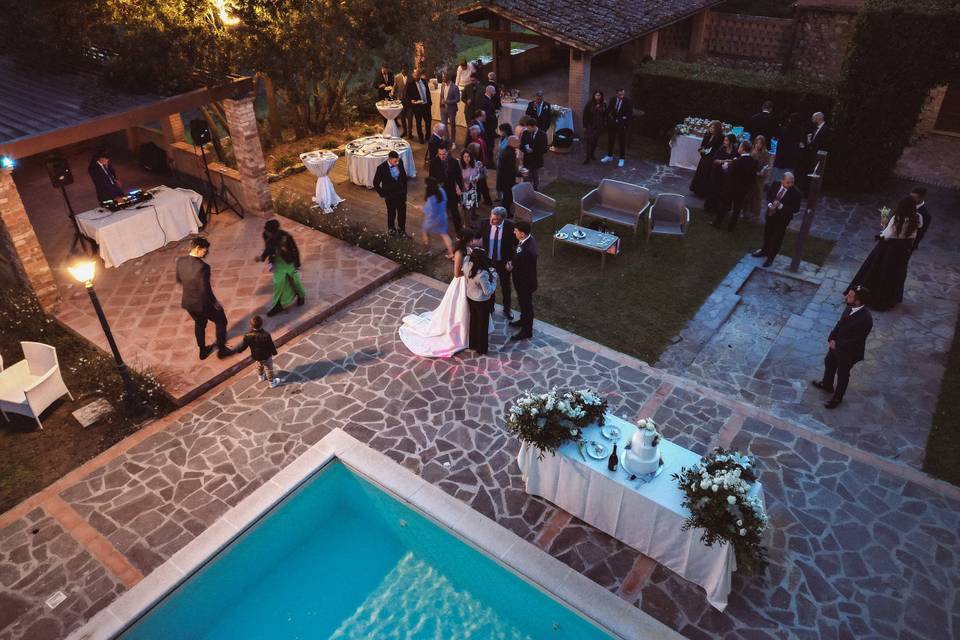 After party piscina