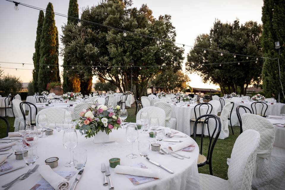 Cena in giardino