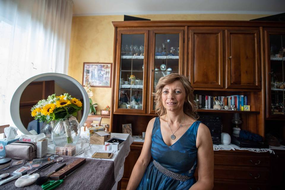 Donatella, trucco mamma sposa