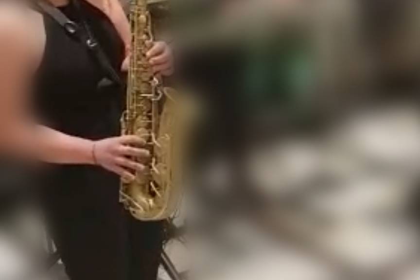 Durante un lento per gli sposi