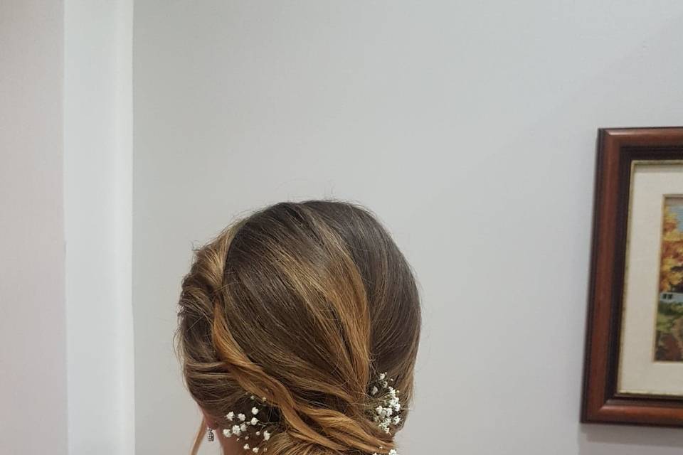 Chignon romantico