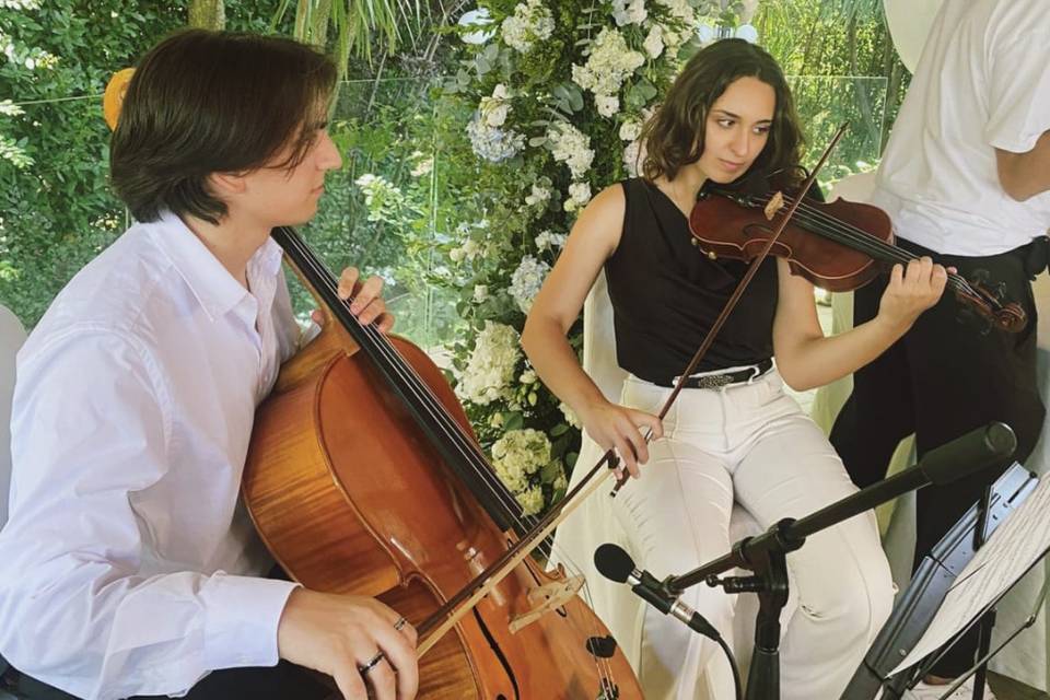 Il nostro duo con violino!