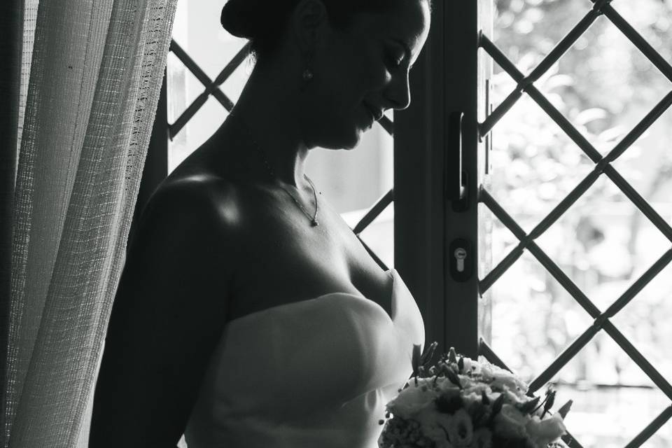Sposa in controluce