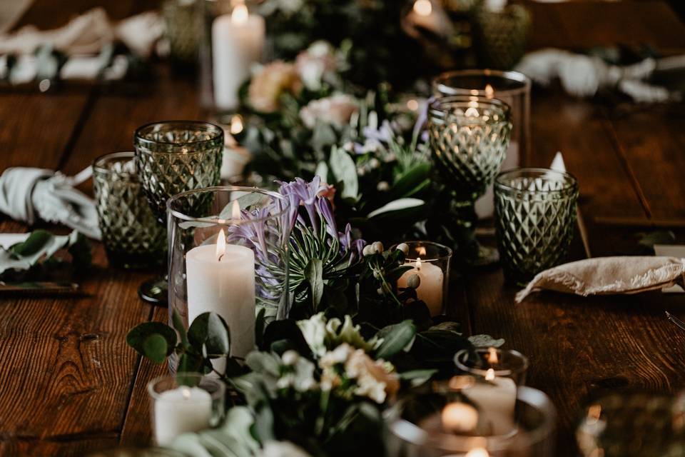 Centerpiece country chic