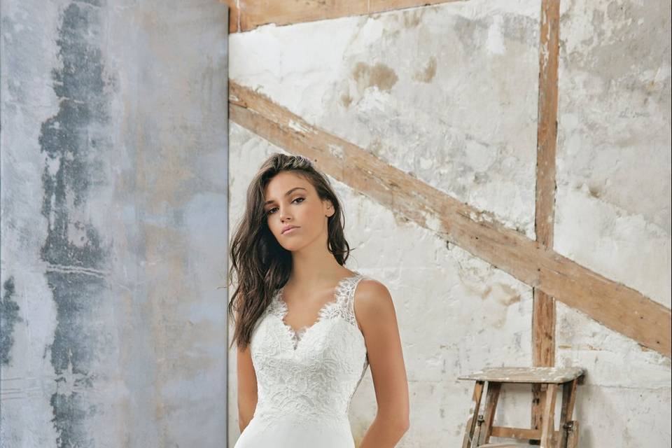 Abito sposa bianco nero