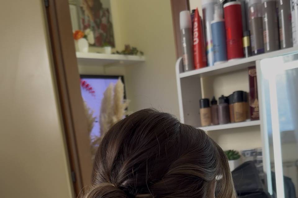 Chignon semplice morbido
