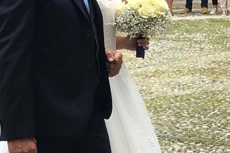Claudia e il suo bouquet