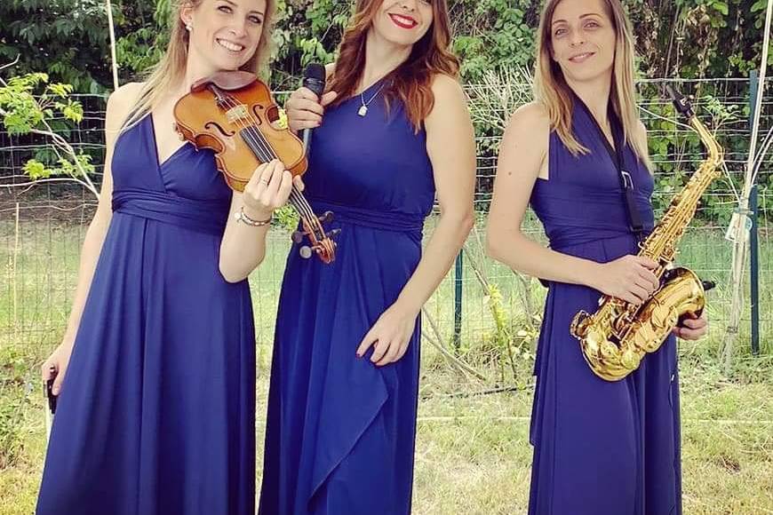 Voce, sax e violino