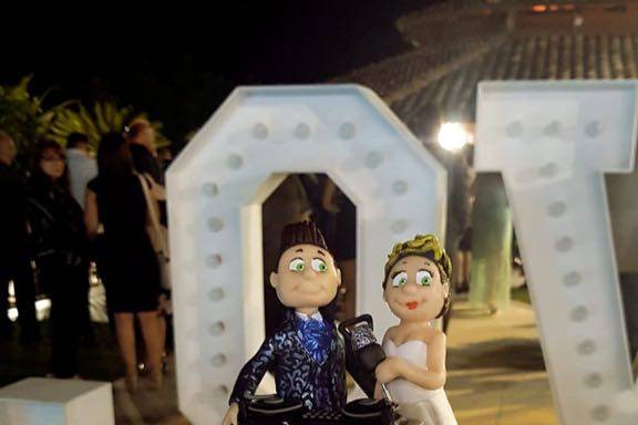 Cake topper in 3D