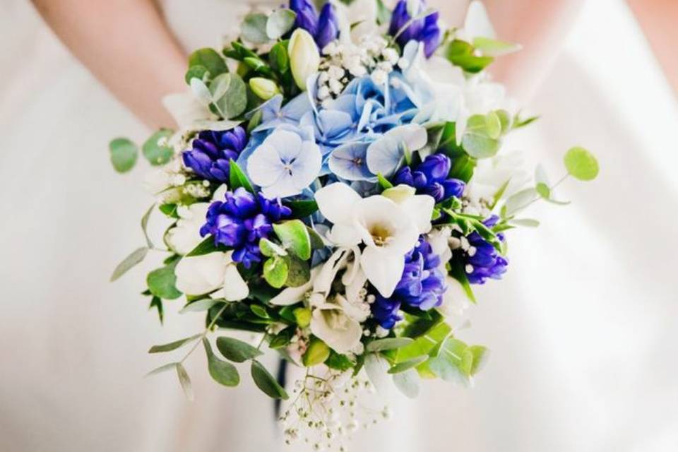 Bouquet azzurro