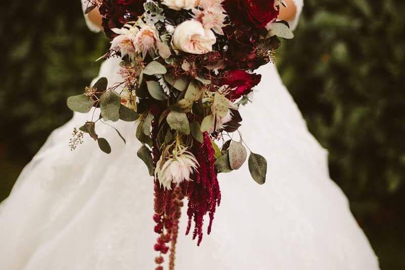 Bouquet sposa protea King