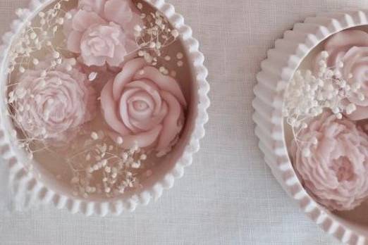 Vaso mini con rose