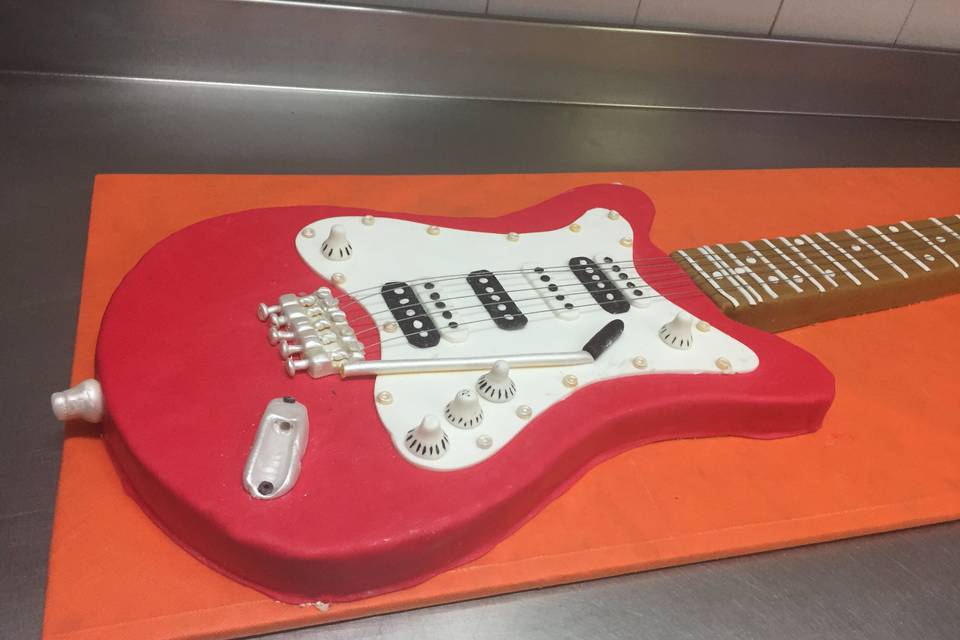 Torta chitarra rock