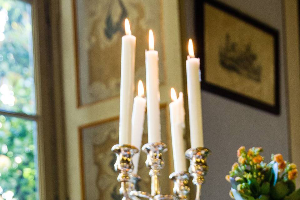 Candelabro in argento 3 bracci