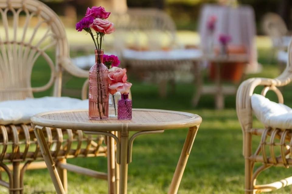 Set rattan
