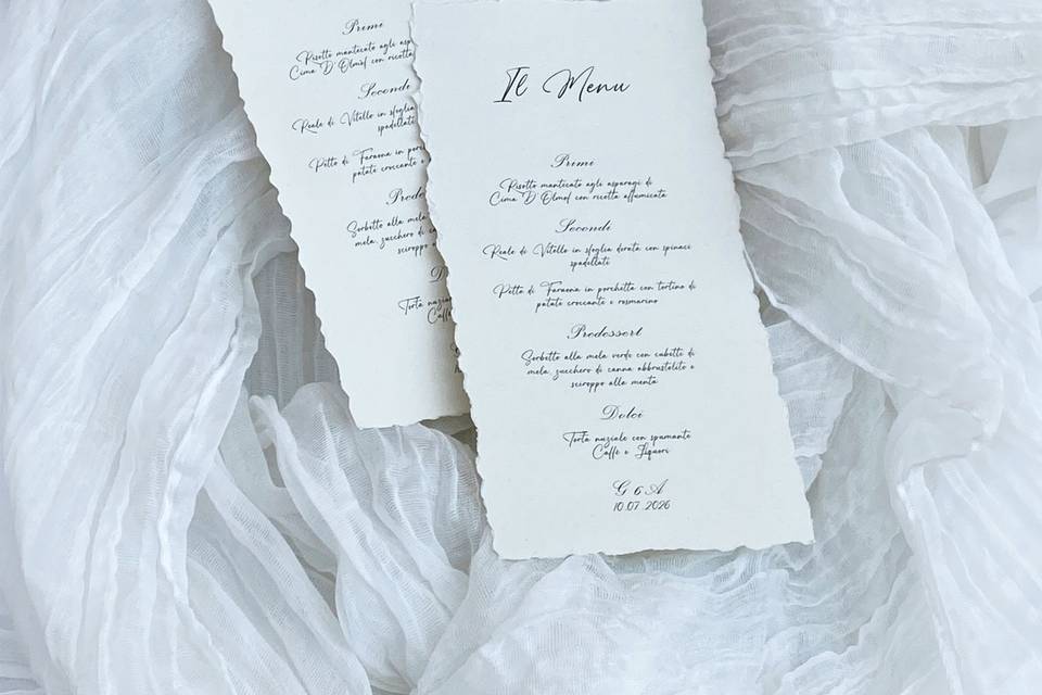 Esempio di Menu