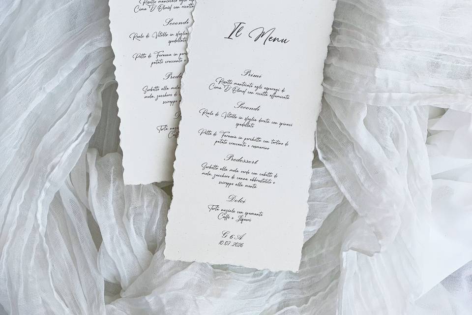 Esempio di Menu