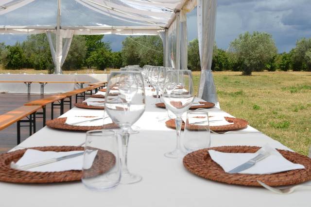 Allestimento pranzo